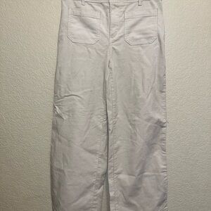 LOFT Palmer Corduroy Pants in Ivory Curvy OP